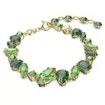 Swarovski Bracelet Gema en cristaux, placage ton or élégant et raffiné