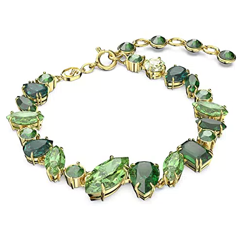 Swarovski Bracelet Gema en cristaux, placage ton or élégant et raffiné
