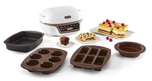 Tefal Cake Factory+ KD802112 - Machine à gâteaux avec 5 programmes automatiques