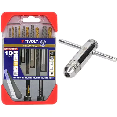 Tivoly Coffret Clipster Forets avec Extracteur pour Goujons et Vis Cassées