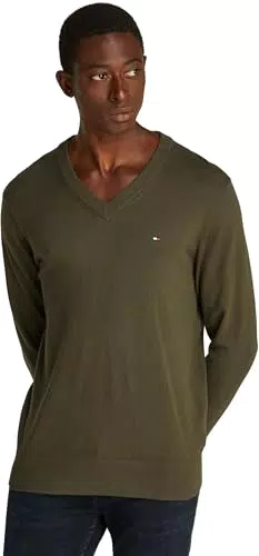 Tommy Hilfiger Pull en Cachemire V Neck pour Homme
