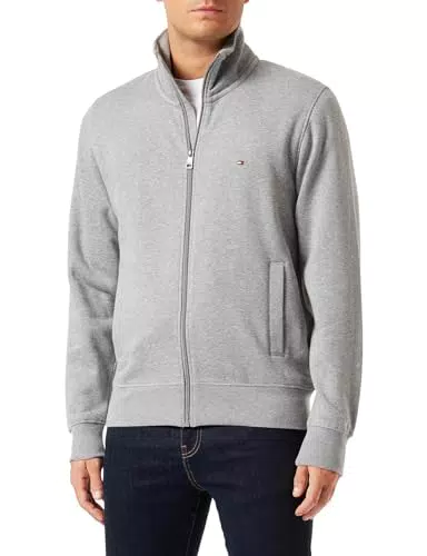 Tommy Hilfiger Tricot épais IM NA Flag Logo Stand Zip Thru pour homme 3XL