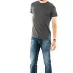 Tommy Jeans T-Shirt Manches Courtes Homme TJM Original Slim Fit