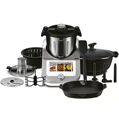 Ufesa TotalChef RK7 Robot de Cuisine Multifonctions Intelligent avec WiFi et Écran Tactile