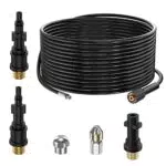 Kärcher Tuyau Déboucheur pour Nettoyeur Haute Pression, Kit Professionnel 180Bar
