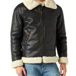 Alpha Industries Veste en Cuir B3 FL pour Homme - Blouson élégant et durable