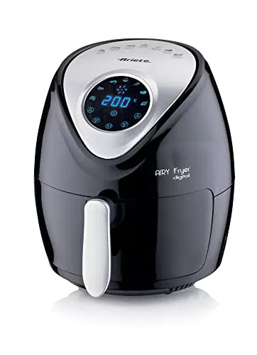 Ariete Friteuse Digitale 4616, Friteuse à Air 3.5L, Minuteur 60 Minutes, 1300W