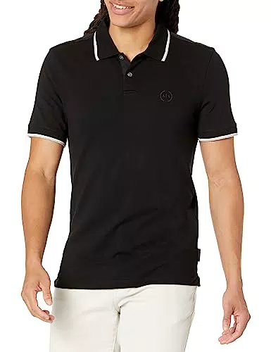 Armani Exchange Polo Double Stripe pour Homme