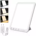 BOOTEEK Lampe de luminothérapie 15000 Lux, 3 températures, 5 niveaux de luminosité