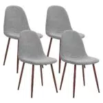 CangLong Chaises scandinaves rembourrées pour salon et salle à manger
