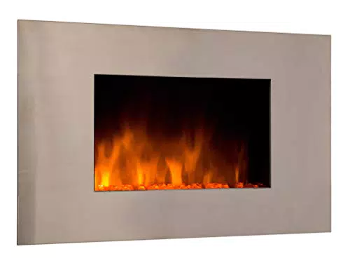 Chemin'Arte Cheminée Électrique Effet Flammes LEDs - Garantie 2 Ans
