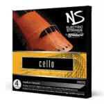 D'Addario Jeu de cordes pour violoncelle NS Electric, tension Medium