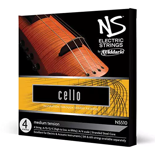 D'Addario Jeu de cordes pour violoncelle NS Electric, tension Medium