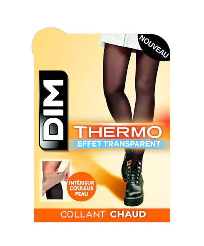 Dim Collant Femme Thermo Chaud Transparent 80D
