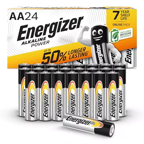 Energizer Piles AA Alcalines - Puissance et Performance Fiable