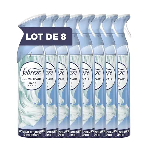 Febreze Spray Désodorisant Frais - Éliminateur d'Odeur Naturel pour la Maison