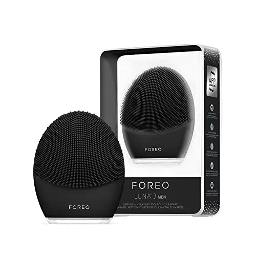FOREO LUNA MEN - Brosse nettoyante visage et barbe, massage raffermissant