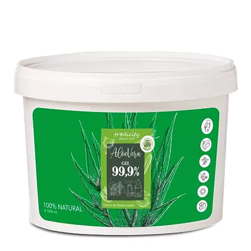 Aloe Vera Gel 100% Naturel - Soin Hydratant pour Visage, Corps et Cheveux