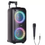 Ibiza VENUS600 - Enceinte portable Bluetooth avec effet lumineux et micro filaire