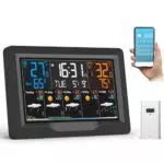 Jely Station Météo Connectée WIFI avec Prévisions 5 Jours et Capteur Hygromètre