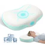 JINXIA Oreiller Nuage en Mousse à Mémoire - Soutien Cervical Orthopédique