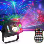 Fwiull Lampe de Scène avec Télécommande et Effets RGBW pour Fête et Halloween