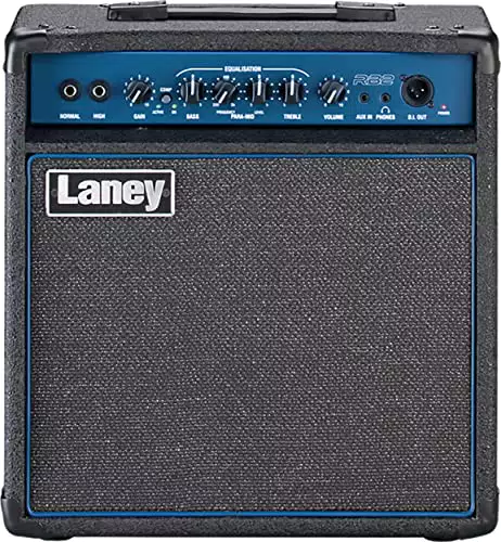 Laney RB2 - Amplificateur Combo pour Guitare Basse 30W avec Woofer 10 pouces