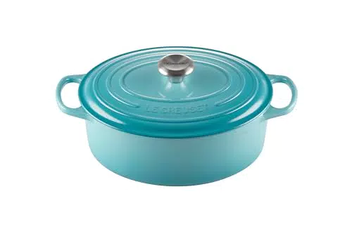 Le Creuset Cocotte en Fonte Émaillée Signature Ovale 29 cm, 4,7 L