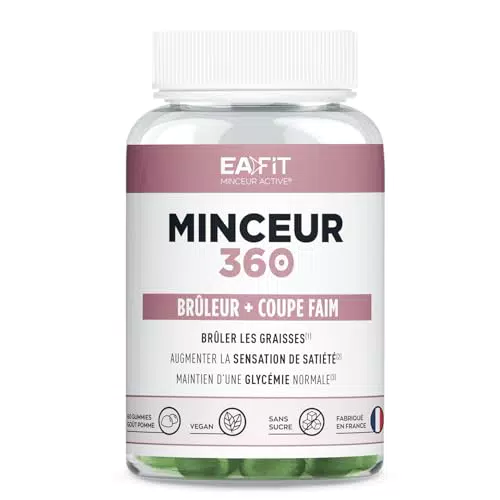 EAFIT Minceur 360 Gummies - Brûleur de graisses et coupe-faim sans sucre