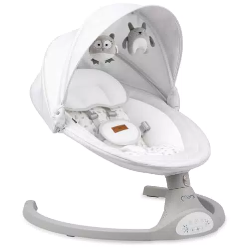 MoMi KENANI Transat balancelle pliable avec télécommande et Bluetooth
