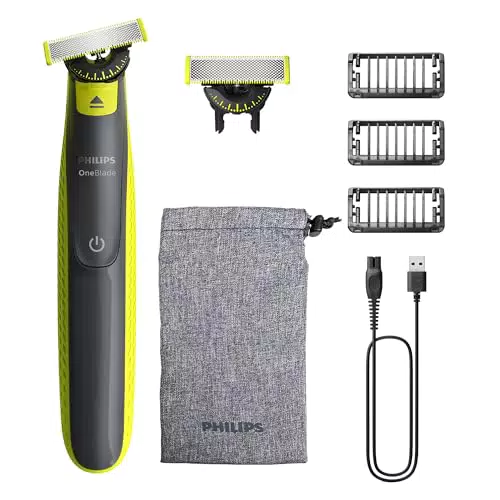 Philips OneBlade Visage - Tondeuse à Barbe Électrique 5-en-1