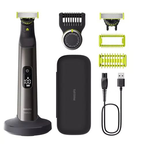 Philips OneBlade Pro 360 hybride Visage ,  1 kit Corps: tondeuse barbe