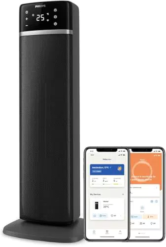 Philips Radiateur Soufflant Série 5000 - Chauffage céramique intelligent, 5 fonctions
