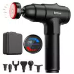 AERLANG Pistolet de Massage Musculaire avec Chaleur et 20 Niveaux Réglables