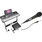 RockJam 61 Key Keyboard Piano Kit with Pitch Bend