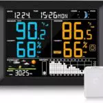Sainlogic Station Météo Intérieure et Extérieure avec Écran et Capteur Sans Fil