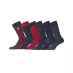 Serge Blanco Chaussettes Hautes Homme Coton, Socquettes Homme
