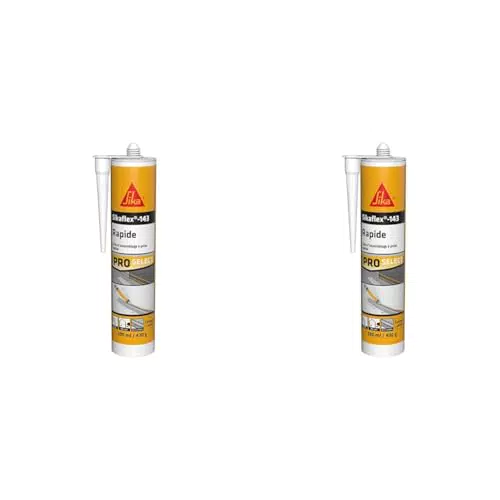 Sika Sikaflex 143 Rapide - Colle-mastic à prise rapide pour intérieur et extérieur