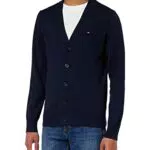 Tommy Hilfiger Cardigan Homme 1985 à Patte de Boutonnage