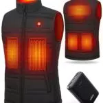 UNBON Veste Chauffante Électrique Homme avec Batterie USB et 3 Niveaux de Chaleur