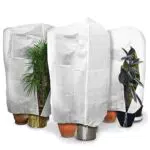 Vounot Housse d'Hivernage pour Plantes en Polypropylène 80g/m² 80x100cm