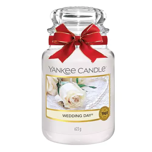 Yankee Candle Bougie Parfumée Jour de Noces - 150 heures de combustion