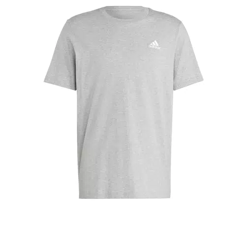 Adidas Essentials T-shirt en Jersey Simple avec Logo Brodé