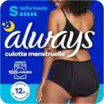 Always - Culotte Menstruelle Lavable Nuit, Réutilisable, Confortable, Protection Longue Durée