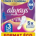 Always Platinum Serviettes Hygiéniques, Taille 4, Secure Night