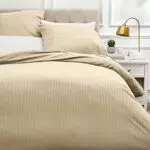 Amazon Basics Parure de lit haut de gamme avec housse de couette et taies d'oreiller