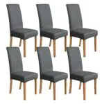 Amazon Basics Housses extensibles pour chaises de salle à manger