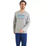 Athena Ensemble de Pyjama Serigraphie pour Homme