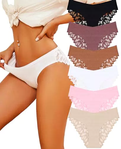BeReady Culotte Femme Invisible en Dentelle - Sous-vêtement Confortable
