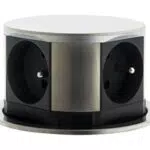 Otio Bloc multiprise encastrable compact 16A 2P+T - Finition Inox